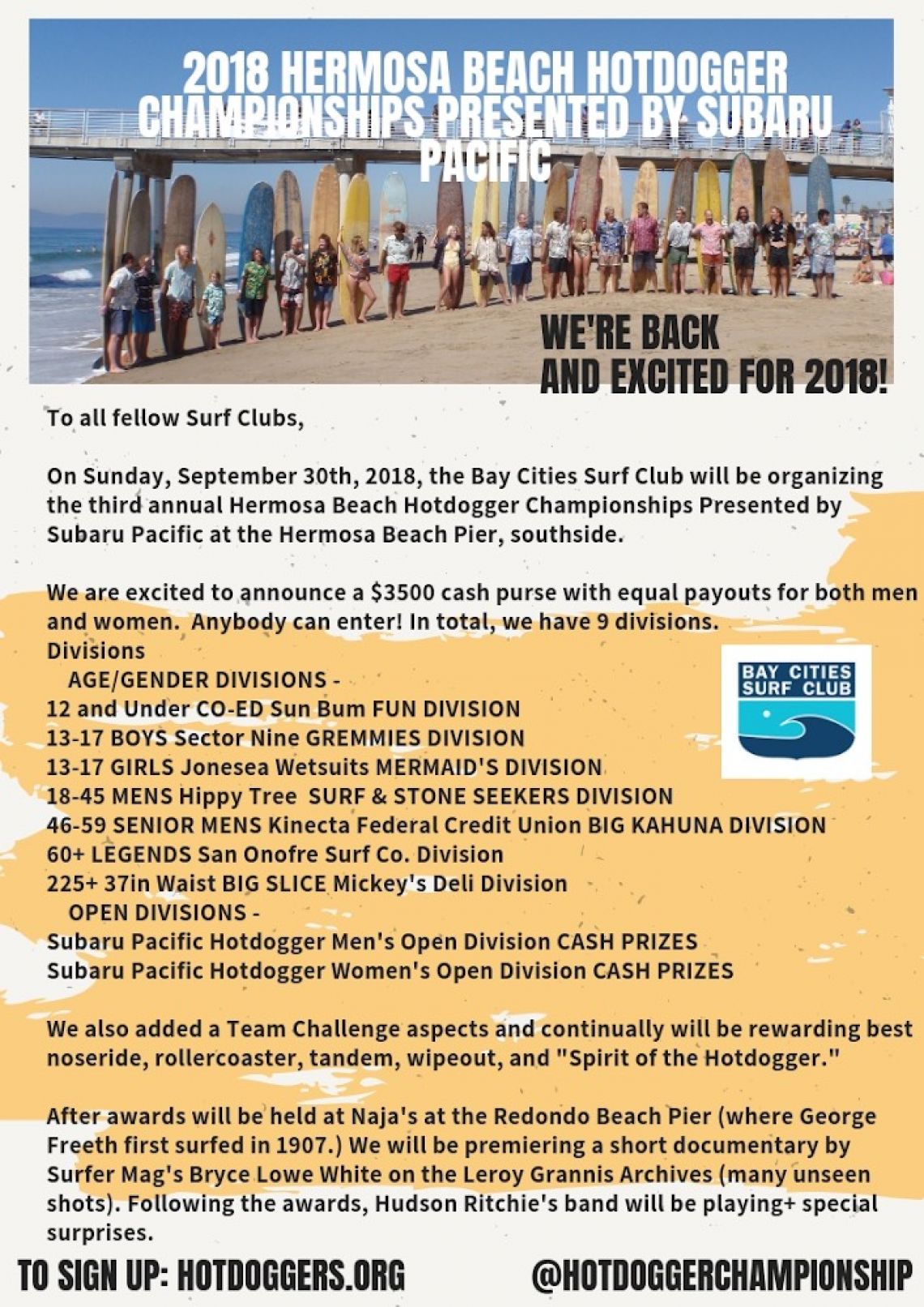 2018 Hermosa Beach Hotdogger Championships