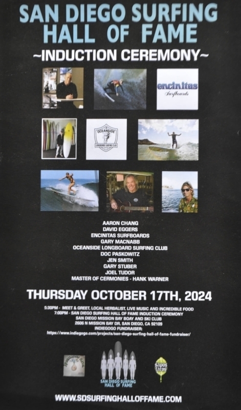 2024 San Diego Surfing Hall of Fame Induction Ceremony