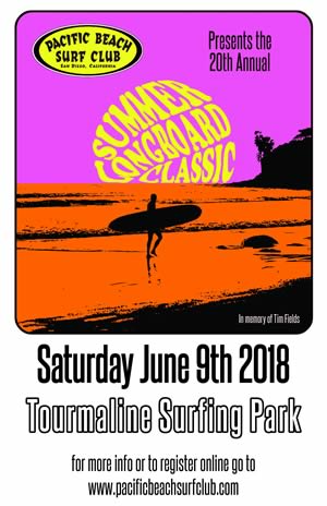 Pacific Beach Surf Club 2018 Summer Longboard Classic