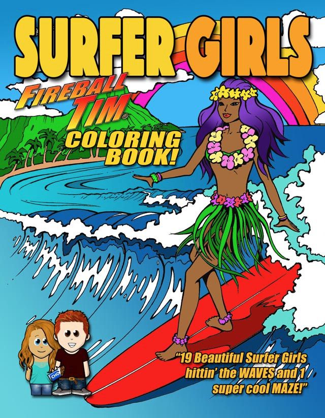 Hey guys- I'm Fireball and new to the club here, but wanted to just to introduce myself as my wife and I do really cool Coloring Books up in Malibu. Yes, we surf too. Just launched SURFER GIRLS yesterday. Check it out when you can on Amazon, but thanks for having me!